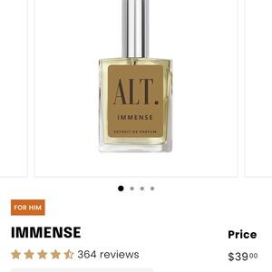 ALT. Immense Extrait de Parfum for Men - Gold Bottle